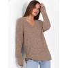 image:imageANRABESS Long Sleeve Shirts for Women V Neck Casual Fall Tops Loose Fit Lightweight Sweaters Tunic Fashion 2026 ClothesDeep Khaki