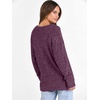 image:imageANRABESS Long Sleeve Shirts for Women V Neck Casual Fall Tops Loose Fit Lightweight Sweaters Tunic Fashion 2026 ClothesDeep Purple