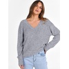 image:imageANRABESS Long Sleeve Shirts for Women V Neck Casual Fall Tops Loose Fit Lightweight Sweaters Tunic Fashion 2026 ClothesGrey