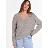image:imageANRABESS Long Sleeve Shirts for Women V Neck Casual Fall Tops Loose Fit Lightweight Sweaters Tunic Fashion 2026 ClothesGrey Begie
