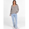 image:imageANRABESS Long Sleeve Shirts for Women V Neck Casual Fall Tops Loose Fit Lightweight Sweaters Tunic Fashion 2026 ClothesGrey Begie