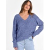 image:imageANRABESS Long Sleeve Shirts for Women V Neck Casual Fall Tops Loose Fit Lightweight Sweaters Tunic Fashion 2026 ClothesNavy Blue