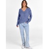 image:imageANRABESS Long Sleeve Shirts for Women V Neck Casual Fall Tops Loose Fit Lightweight Sweaters Tunic Fashion 2026 ClothesNavy Blue