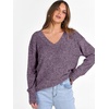 image:imageANRABESS Long Sleeve Shirts for Women V Neck Casual Fall Tops Loose Fit Lightweight Sweaters Tunic Fashion 2026 ClothesPurple