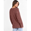 image:imageANRABESS Long Sleeve Shirts for Women V Neck Casual Fall Tops Loose Fit Lightweight Sweaters Tunic Fashion 2026 ClothesRust