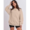 image:imageANRABESS Oversized Sweatshirt for Women Crewneck Y2K Hoodies Fleece Casual Comfy Pullover Top Fall Outfits Clothes 2026Apricot