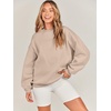 image:imageANRABESS Oversized Sweatshirt for Women Crewneck Y2K Hoodies Fleece Casual Comfy Pullover Top Fall Outfits Clothes 2026Apricot