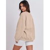 image:imageANRABESS Oversized Sweatshirt for Women Crewneck Y2K Hoodies Fleece Casual Comfy Pullover Top Fall Outfits Clothes 2026Apricot