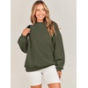image:imageANRABESS Oversized Sweatshirt for Women Crewneck Y2K Hoodies Fleece Casual Comfy Pullover Top Fall Outfits Clothes 2026Army Green