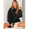 image:imageANRABESS Oversized Sweatshirt for Women Crewneck Y2K Hoodies Fleece Casual Comfy Pullover Top Fall Outfits Clothes 2026Black