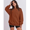 image:imageANRABESS Oversized Sweatshirt for Women Crewneck Y2K Hoodies Fleece Casual Comfy Pullover Top Fall Outfits Clothes 2026Caramel