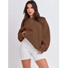 image:imageANRABESS Oversized Sweatshirt for Women Crewneck Y2K Hoodies Fleece Casual Comfy Pullover Top Fall Outfits Clothes 2026Coffee