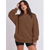 image:imageANRABESS Oversized Sweatshirt for Women Crewneck Y2K Hoodies Fleece Casual Comfy Pullover Top Fall Outfits Clothes 2026Coffee