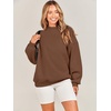 image:imageANRABESS Oversized Sweatshirt for Women Crewneck Y2K Hoodies Fleece Casual Comfy Pullover Top Fall Outfits Clothes 2026Coffee