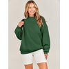 image:imageANRABESS Oversized Sweatshirt for Women Crewneck Y2K Hoodies Fleece Casual Comfy Pullover Top Fall Outfits Clothes 2026Deep Green