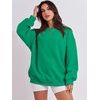 image:imageANRABESS Oversized Sweatshirt for Women Crewneck Y2K Hoodies Fleece Casual Comfy Pullover Top Fall Outfits Clothes 2026Grass