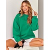 image:imageANRABESS Oversized Sweatshirt for Women Crewneck Y2K Hoodies Fleece Casual Comfy Pullover Top Fall Outfits Clothes 2026Grass