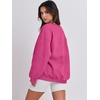 image:imageANRABESS Oversized Sweatshirt for Women Crewneck Y2K Hoodies Fleece Casual Comfy Pullover Top Fall Outfits Clothes 2026Hot Pink