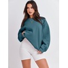 image:imageANRABESS Oversized Sweatshirt for Women Crewneck Y2K Hoodies Fleece Casual Comfy Pullover Top Fall Outfits Clothes 2026Lake Blue