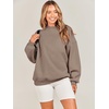 image:imageANRABESS Oversized Sweatshirt for Women Crewneck Y2K Hoodies Fleece Casual Comfy Pullover Top Fall Outfits Clothes 2026Light Brown