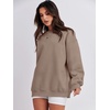 image:imageANRABESS Oversized Sweatshirt for Women Crewneck Y2K Hoodies Fleece Casual Comfy Pullover Top Fall Outfits Clothes 2026Light Brown