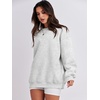image:imageANRABESS Oversized Sweatshirt for Women Crewneck Y2K Hoodies Fleece Casual Comfy Pullover Top Fall Outfits Clothes 2026Light Gray