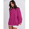 image:imageANRABESS Oversized Sweatshirt for Women Crewneck Y2K Hoodies Fleece Casual Comfy Pullover Top Fall Outfits Clothes 2026Light Pink