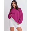 image:imageANRABESS Oversized Sweatshirt for Women Crewneck Y2K Hoodies Fleece Casual Comfy Pullover Top Fall Outfits Clothes 2026Light Pink