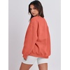 image:imageANRABESS Oversized Sweatshirt for Women Crewneck Y2K Hoodies Fleece Casual Comfy Pullover Top Fall Outfits Clothes 2026Orange Red