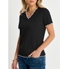 image:imageANRABESS Short Sleeve Sweater for Women V Neck Ribbed Knit Lightweight Sweaters Top 2026 Summer Business Casual Outfits0black