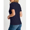image:imageANRABESS Short Sleeve Sweater for Women V Neck Ribbed Knit Lightweight Sweaters Top 2026 Summer Business Casual OutfitsNavy Blue