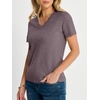 image:imageANRABESS Short Sleeve Sweater for Women V Neck Ribbed Knit Lightweight Sweaters Top 2026 Summer Business Casual OutfitsNutmeg