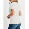 image:imageANRABESS Short Sleeve Sweater for Women V Neck Ribbed Knit Lightweight Sweaters Top 2026 Summer Business Casual OutfitsWhite