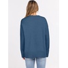 image:imageANRABESS Sweaters for Women 2026 Fall Long Sleeve Casual Loose Fit Knitted High Low Hem Basic Pullover Sweater TopsDark Blue