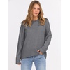 image:imageANRABESS Sweaters for Women 2026 Fall Long Sleeve Casual Loose Fit Knitted High Low Hem Basic Pullover Sweater TopsDark Grey