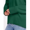 image:imageANRABESS Sweaters for Women 2026 Fall Long Sleeve Casual Loose Fit Knitted High Low Hem Basic Pullover Sweater TopsForest Green