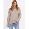 image:imageANRABESS Sweaters for Women 2026 Fall Long Sleeve Casual Loose Fit Knitted High Low Hem Basic Pullover Sweater TopsKhaki