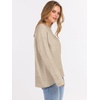 image:imageANRABESS Sweaters for Women 2026 Fall Long Sleeve Casual Loose Fit Knitted High Low Hem Basic Pullover Sweater TopsLight Beige