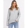image:imageANRABESS Sweaters for Women 2026 Fall Long Sleeve Casual Loose Fit Knitted High Low Hem Basic Pullover Sweater TopsLight Grey
