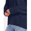 image:imageANRABESS Sweaters for Women 2026 Fall Long Sleeve Casual Loose Fit Knitted High Low Hem Basic Pullover Sweater TopsNavy Blue
