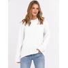 image:imageANRABESS Sweaters for Women 2026 Fall Long Sleeve Casual Loose Fit Knitted High Low Hem Basic Pullover Sweater TopsWhite