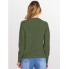 image:imageANRABESS Sweaters for Women 2026 Long Sleeve Crewneck Loose Fit Lightweight Knit Basic Fall Sweater OutfitsArmy Green