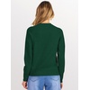 image:imageANRABESS Sweaters for Women 2026 Long Sleeve Crewneck Loose Fit Lightweight Knit Basic Fall Sweater OutfitsGreen