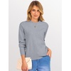 image:imageANRABESS Sweaters for Women 2026 Long Sleeve Crewneck Loose Fit Lightweight Knit Basic Fall Sweater OutfitsGrey