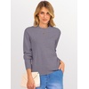 image:imageANRABESS Sweaters for Women 2026 Long Sleeve Crewneck Loose Fit Lightweight Knit Basic Fall Sweater OutfitsNutmeg