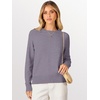 image:imageANRABESS Sweaters for Women 2026 Long Sleeve Crewneck Loose Fit Lightweight Knit Basic Fall Sweater OutfitsNutmeg