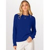 image:imageANRABESS Sweaters for Women 2026 Long Sleeve Crewneck Loose Fit Lightweight Knit Basic Fall Sweater OutfitsRoyal Blue