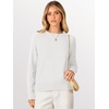 image:imageANRABESS Sweaters for Women 2026 Long Sleeve Crewneck Loose Fit Lightweight Knit Basic Fall Sweater OutfitsWhite