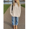 image:imageANRABESS Sweaters for Women Oversized Cable Knit Fall Long Sleeve Crewneck Casual Pullover Sweater Tops 2026 Winter OutfitsApricot