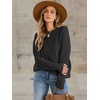 image:imageANRABESS Sweaters for Women Oversized Cable Knit Fall Long Sleeve Crewneck Casual Pullover Sweater Tops 2026 Winter OutfitsBlack